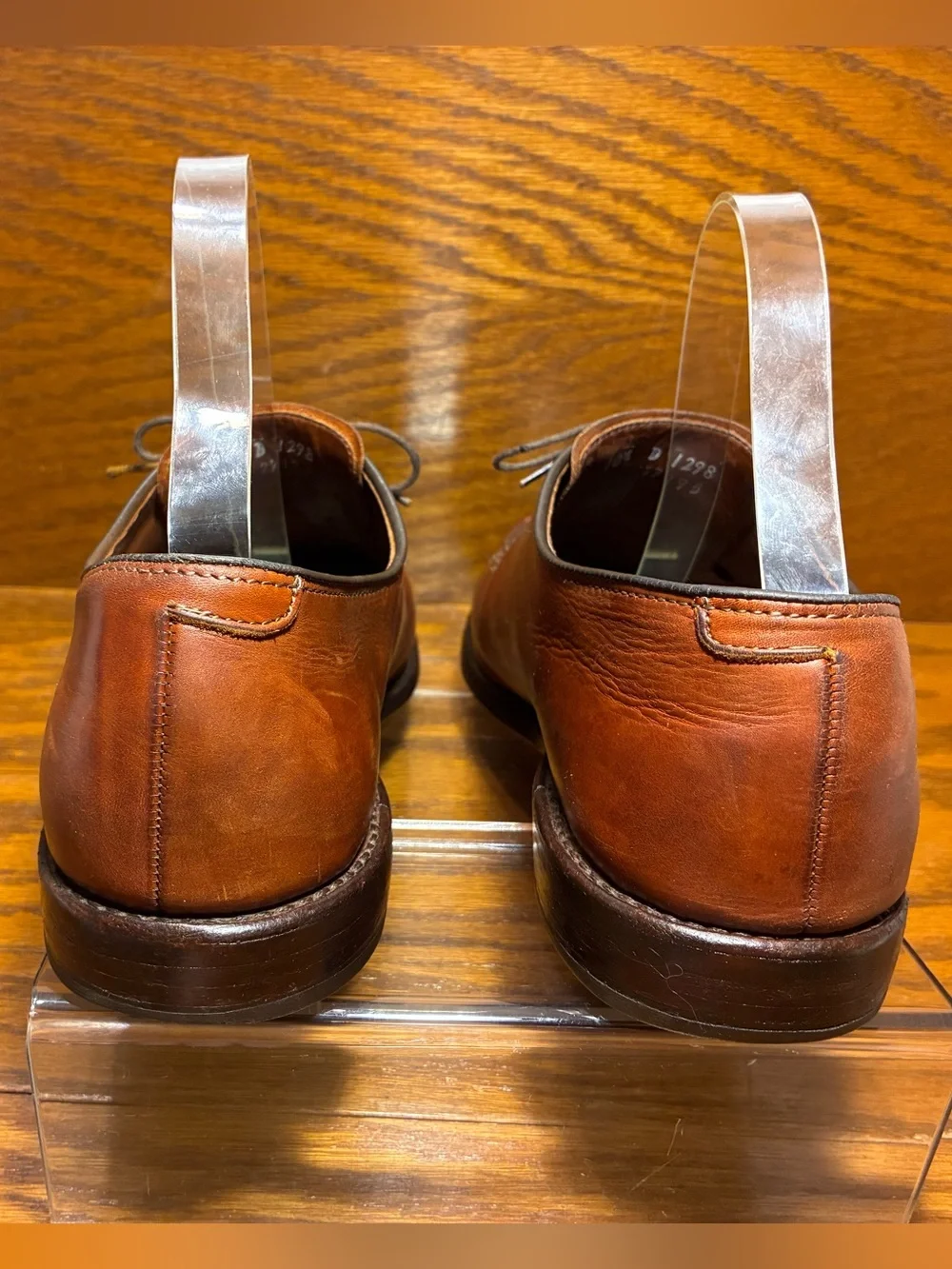 Allen Edmonds Delray USA Made Split Toe Derby Shoes Brown Men’s 10.5
